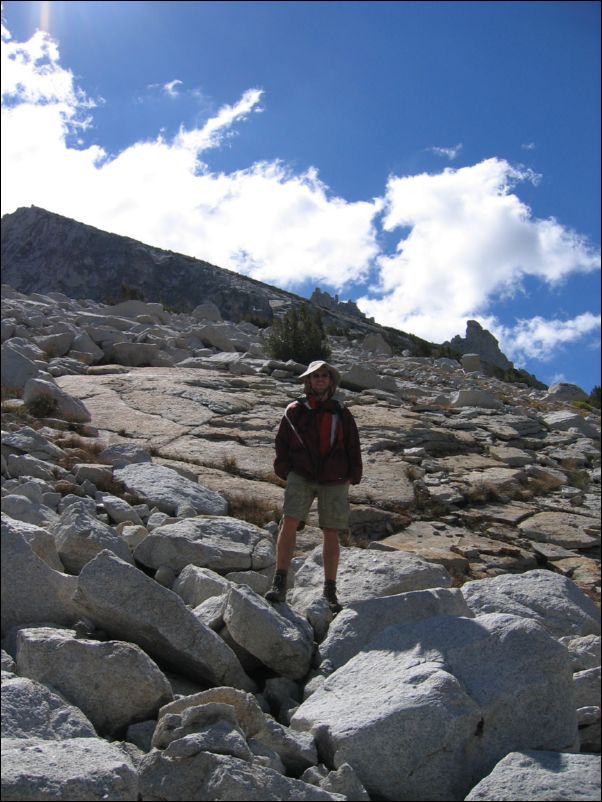 2005-09-09 Cathedral Peak (05) again Henrich on slabs